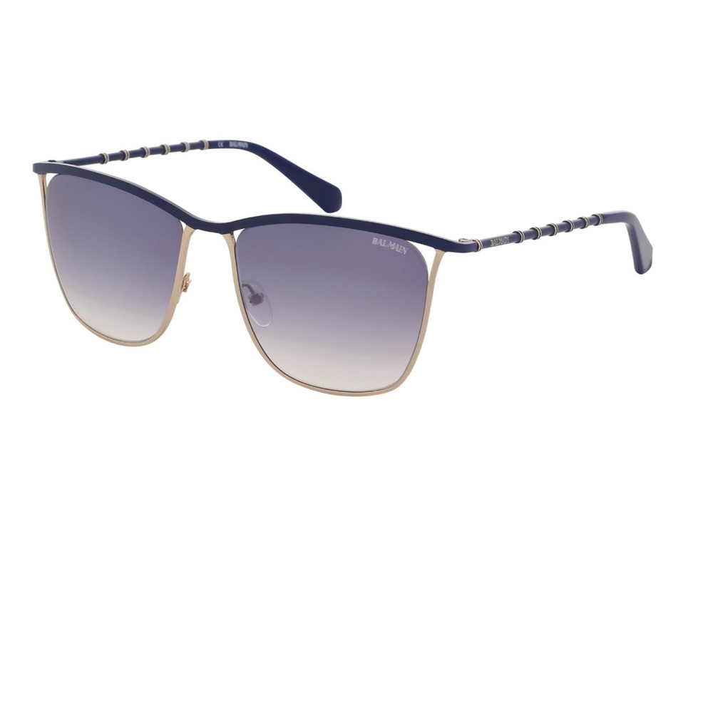 Blamain BL 2516  Gold and Blue Sunglasses